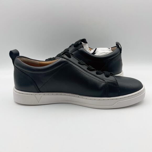 Vionic Mens Lucas Sneaker US 8vM EU 41 Black White Leather NIB - Picture 4 of 12
